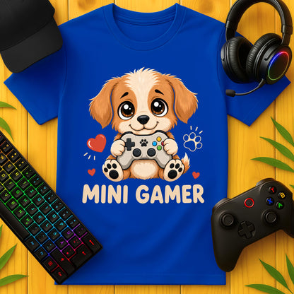 Mini Gamer Hund T-Shirt