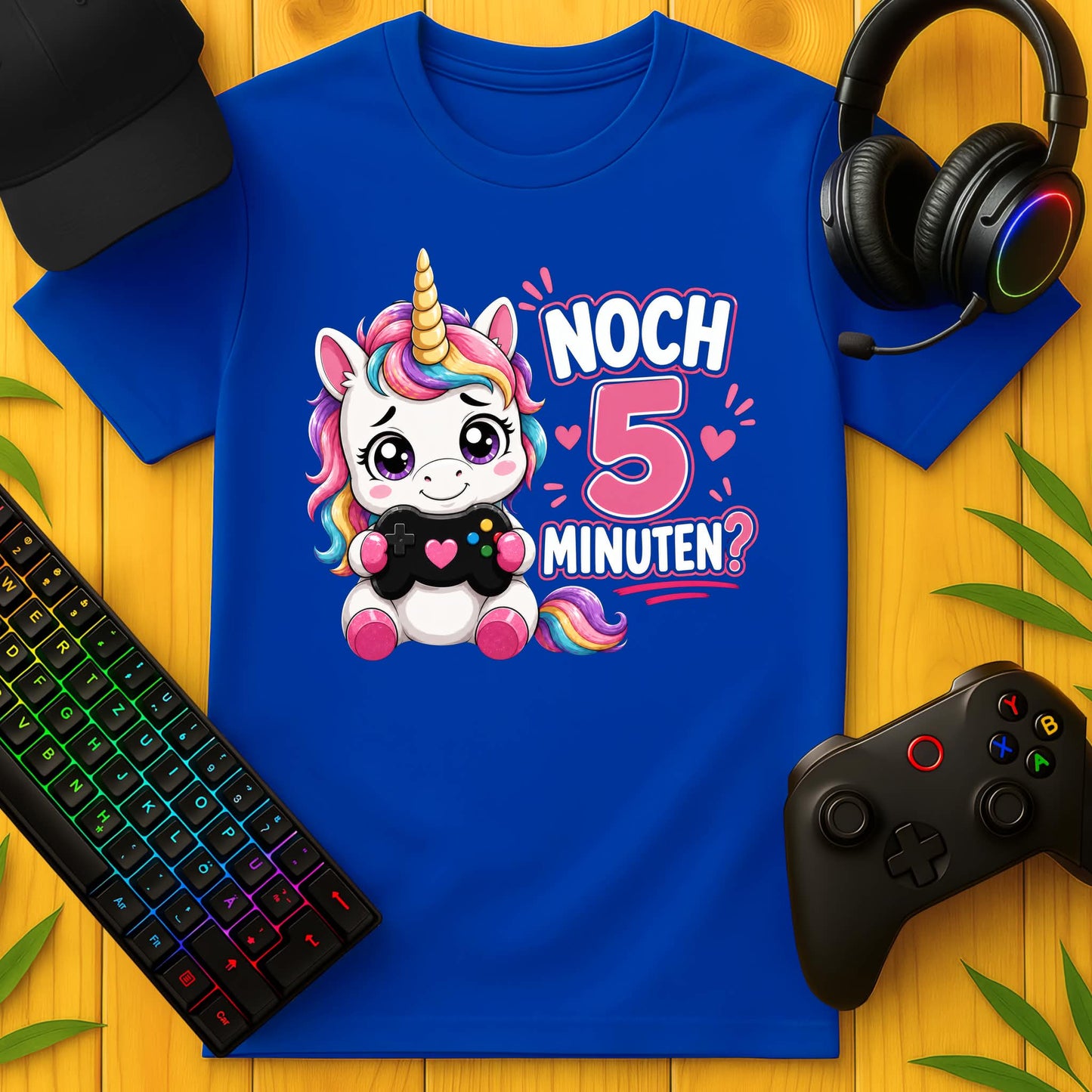 Noch 5 Minuten Einhorn T-Shirt