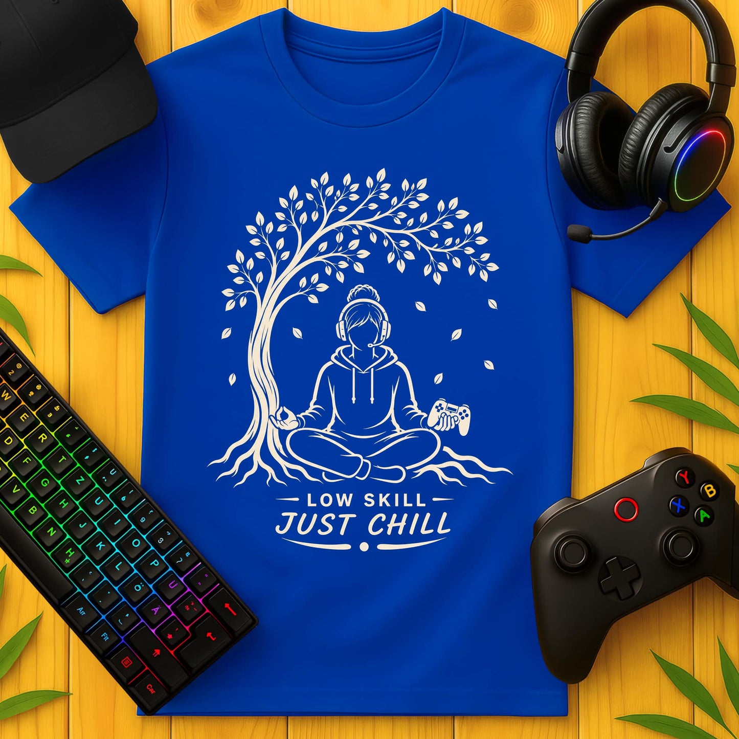 Low Skill Yoga Baum T-Shirt
