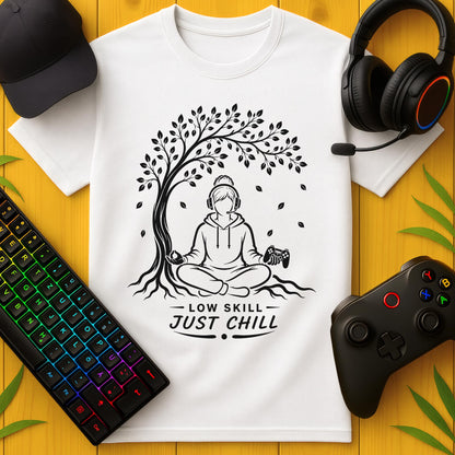 Low Skill Yoga Baum T-Shirt