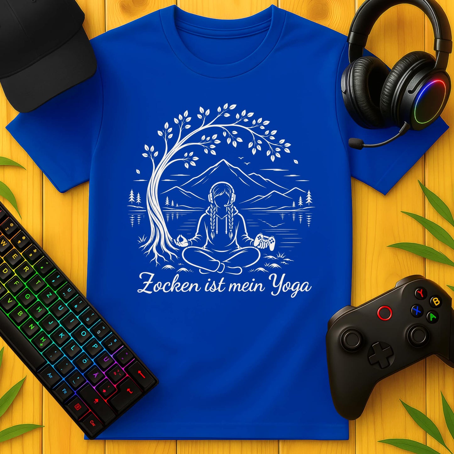 Zocken ist mein Yoga T-Shirt