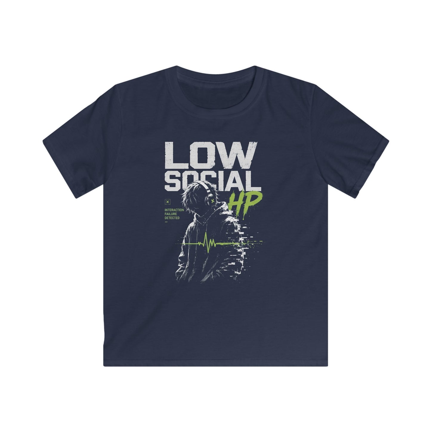 Low Social HP – Gaming-T-Shirt für Kids