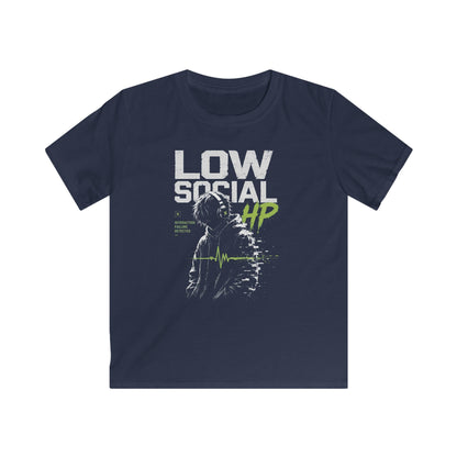 Low Social HP – Gaming-T-Shirt für Kids