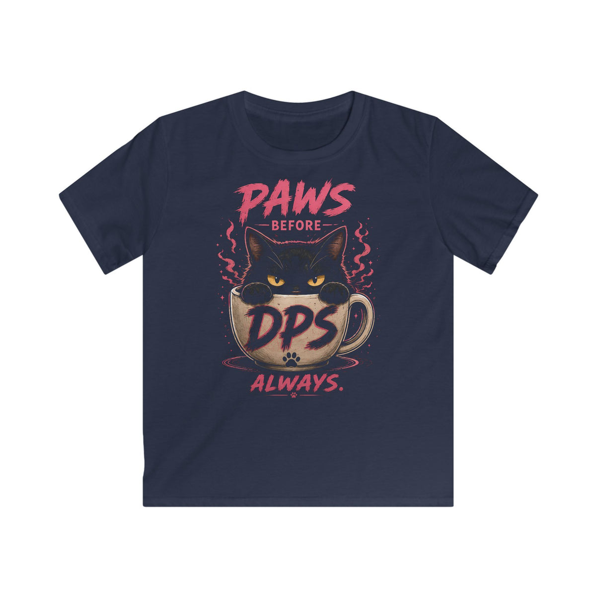 Rauchkatze Gaming-T-Shirt für Kids