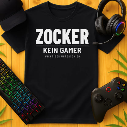 Zocker Unterschied T-Shirt für Kids